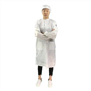 Áo choàng Esd Smock màu trắng