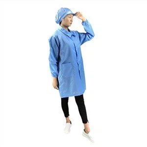 Áo choàng Esd Smock màu xanh