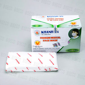 Khẩu trang vải y tế 4 lớp trắng