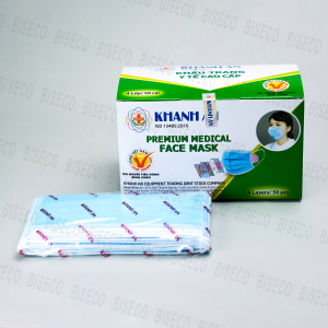 Khẩu trang y tế 4 lớp xanh